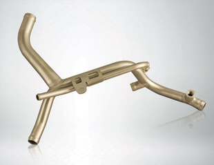 Bended tubes assembly