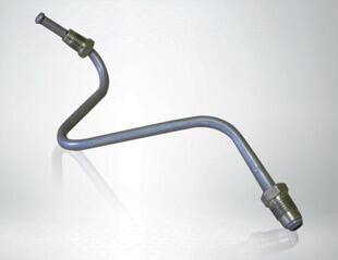 Brake pipes with threaded fittings