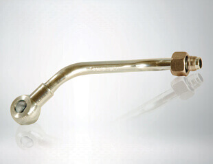 High pressure tubes with custom fittings